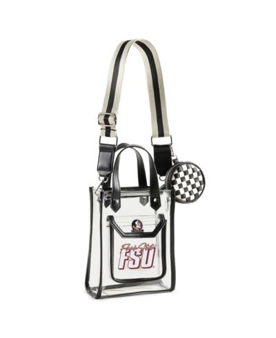 Женская сумка через плечо WEAR by Erin Andrews Florida State Seminoles Clear Stadium Crossbody с кошельком