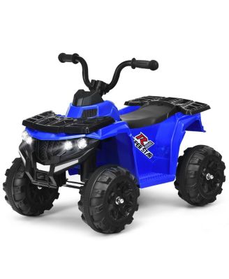 Gymax Super Star 6V Battery-Powered Ride-On ATV with 4 Anti-Skid Wheels & Music Player, 55 lbs Capacity, Ages 1.5-3