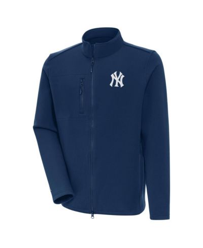 Куртка Antigua Men's Navy New York Yankees Objection Full-Zip