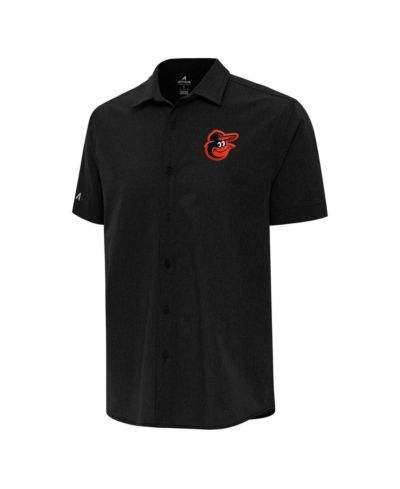 Мужская рубашка Antigua Black Baltimore Orioles Activate Button-Up