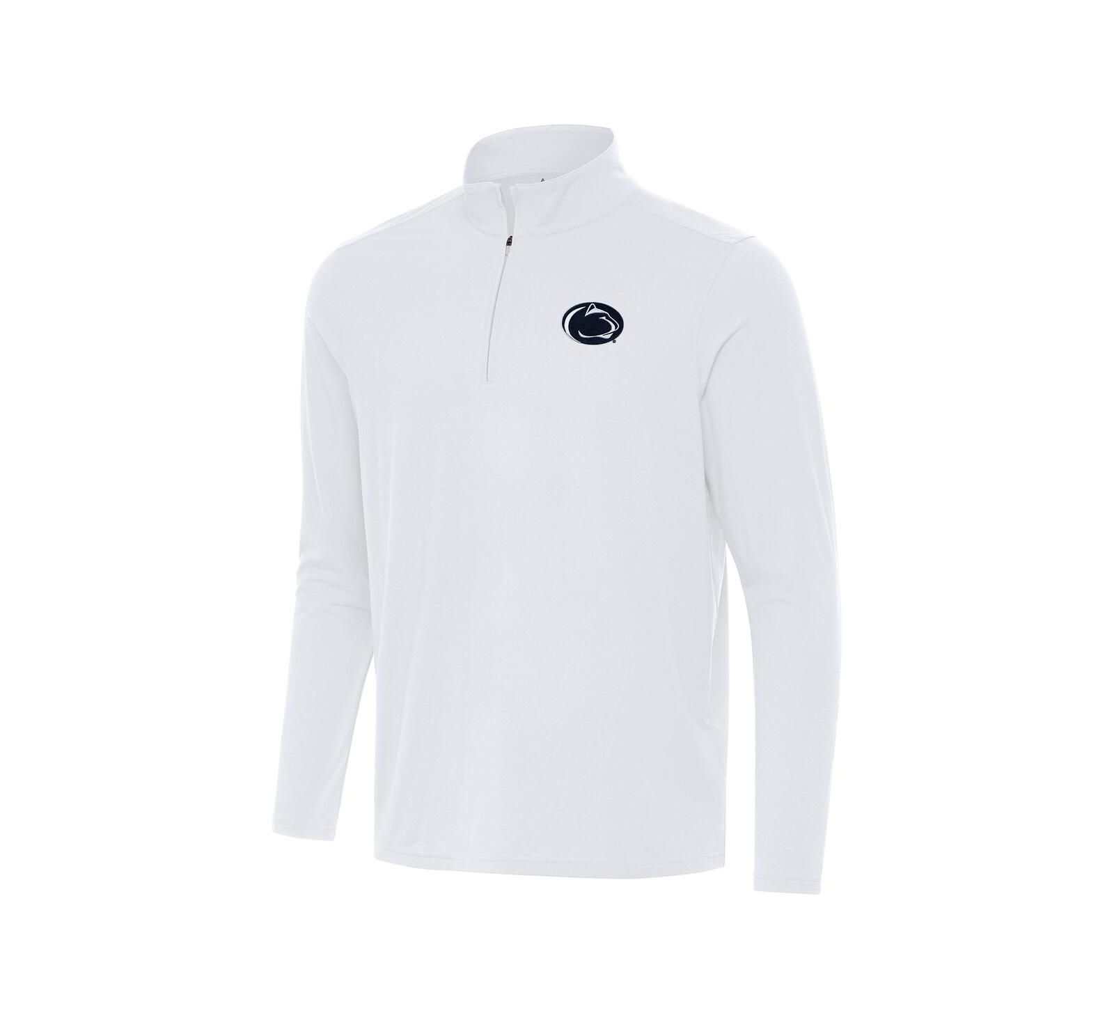 Мужской свитшот Antigua White Penn State Nittany Lions Intent Quarter-Zip