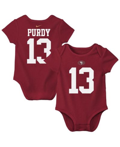 Боди Nike для малышей с логотипом Brock Purdy San Francisco 49ers