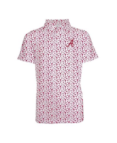 Поло Garb Toddler Cardinal Alabama Crimson Tide Tom Allover Print Performance