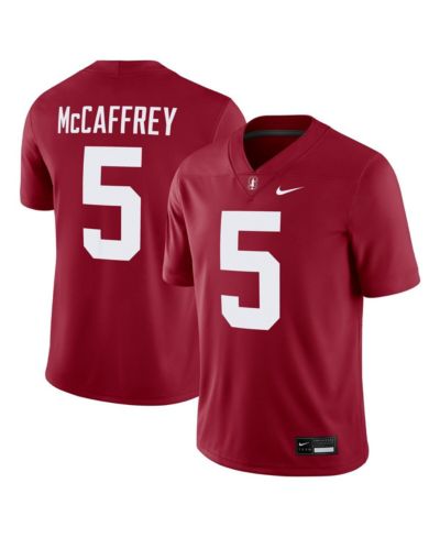 Мужская игровая джерси Nike Christian McCaffrey 5 Cardinal Stanford Cardinal Alumni Player
