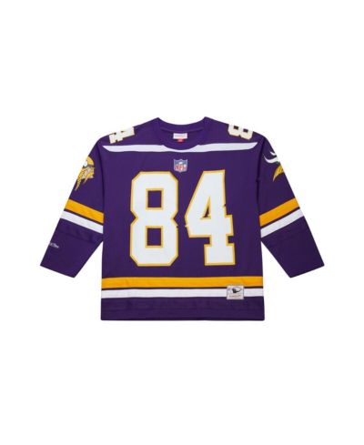 Мужская хоккейная джерси Mitchell & Ness Randy Moss Purple Minnesota Vikings Maxed Out Fashion