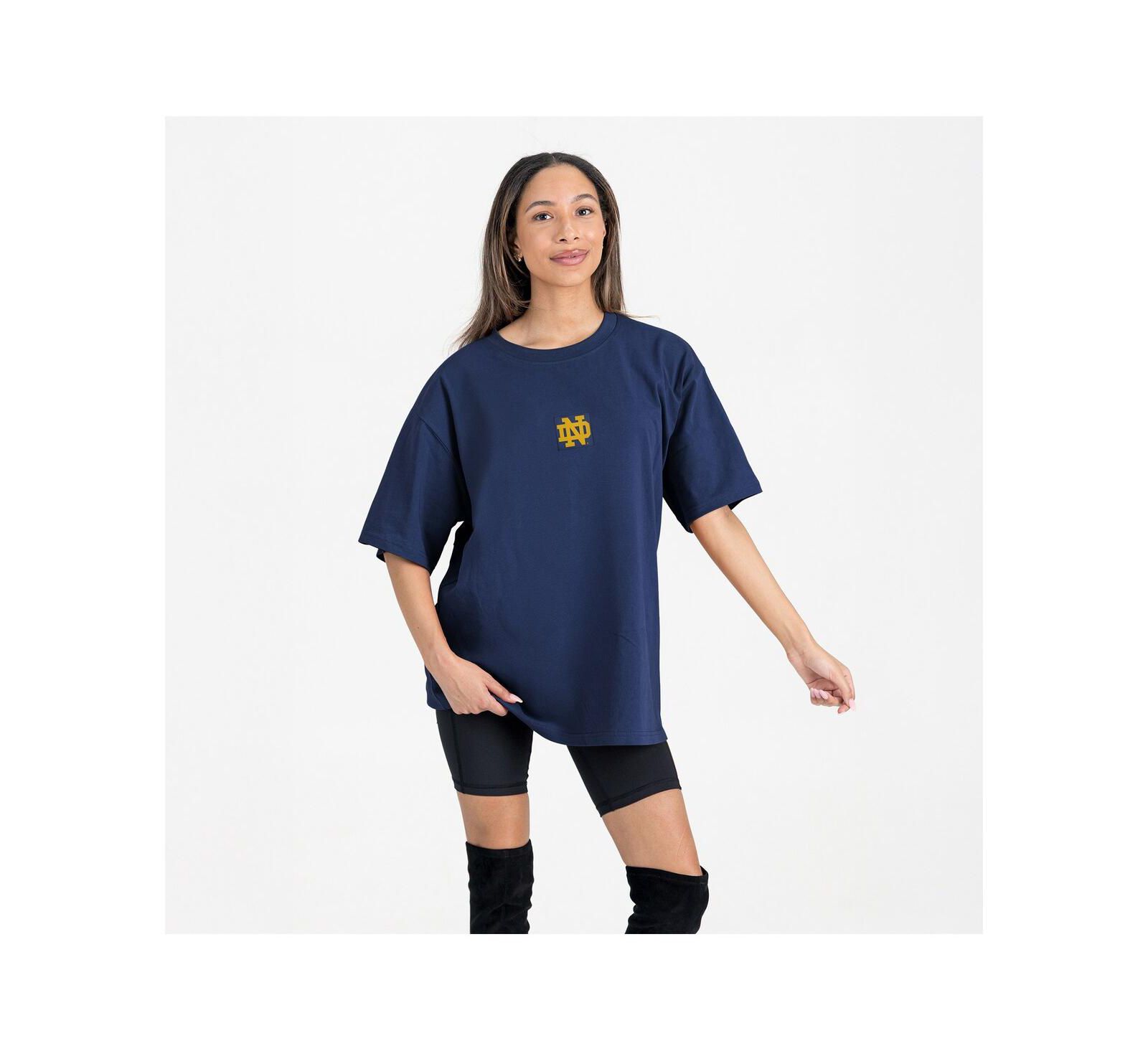 Женская футболка Gameday Couture Notre Dame Fighting Irish Oversized, темно-синяя