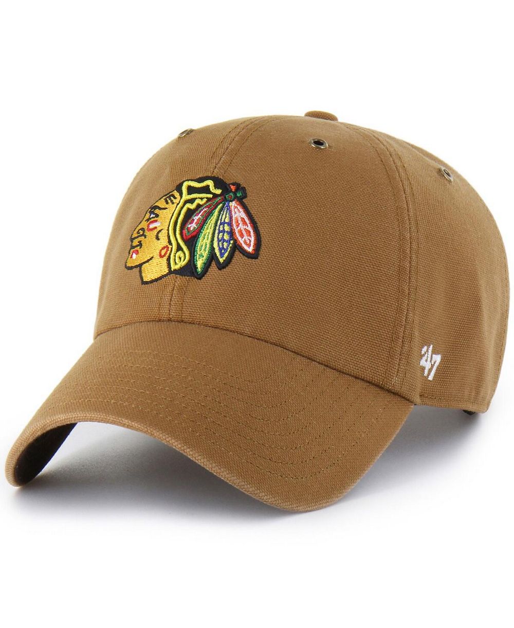 Мужская кепка Carhartt x '47 Brand Brown Chicago Blackhawks Clean Up Adjustable