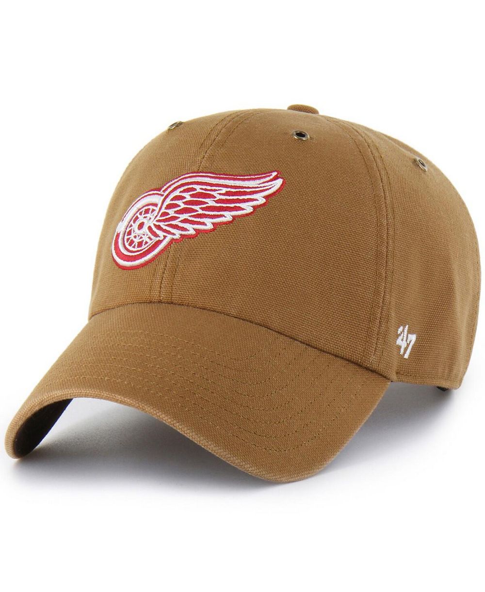 Мужская кепка Carhartt x '47 Brand Detroit Red Wings Clean Up Adjustable, Brown