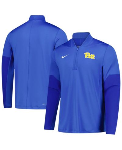 Мужская толстовка Nike Royal Pitt Panthers Dri-FIT с полумолнией