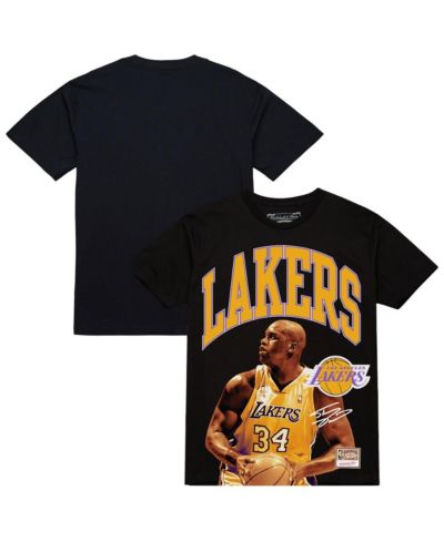 Mitchell & Ness Мужская футболка Mitchell & Ness Shaquille O'Neal Black Los Angeles Lakers Hardwood Classics Player Arch