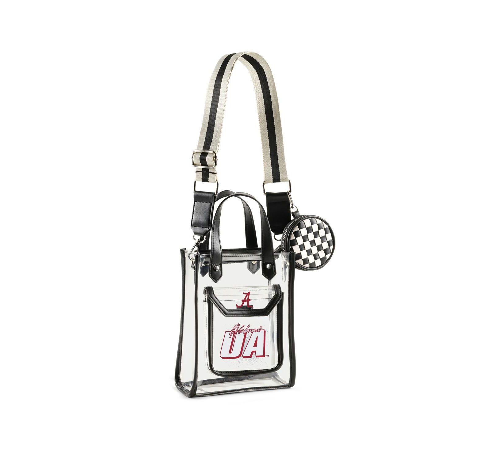 WEAR by Erin Andrews Nebraska Huskers Clear Stadium Crossbody Purse with Coin Pouch