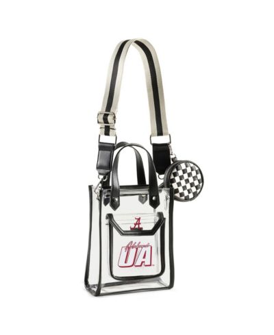 WEAR by Erin Andrews Alabama Crimson Tide Clear Stadium Crossbody Purse with Coin Pouch