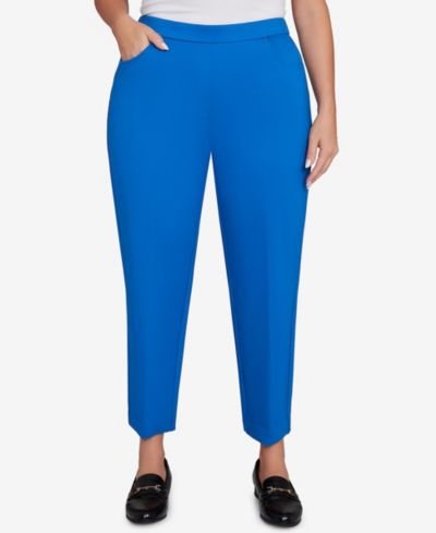 Alfred Dunner Plus Size Женские брюки Barcelona Stretch Ponte Knit короткие