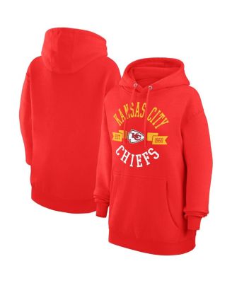 G-III 4Her by Carl Banks Women's Red Kansas City Chiefs City Graphic Team Fleece Pullover Hoodie
