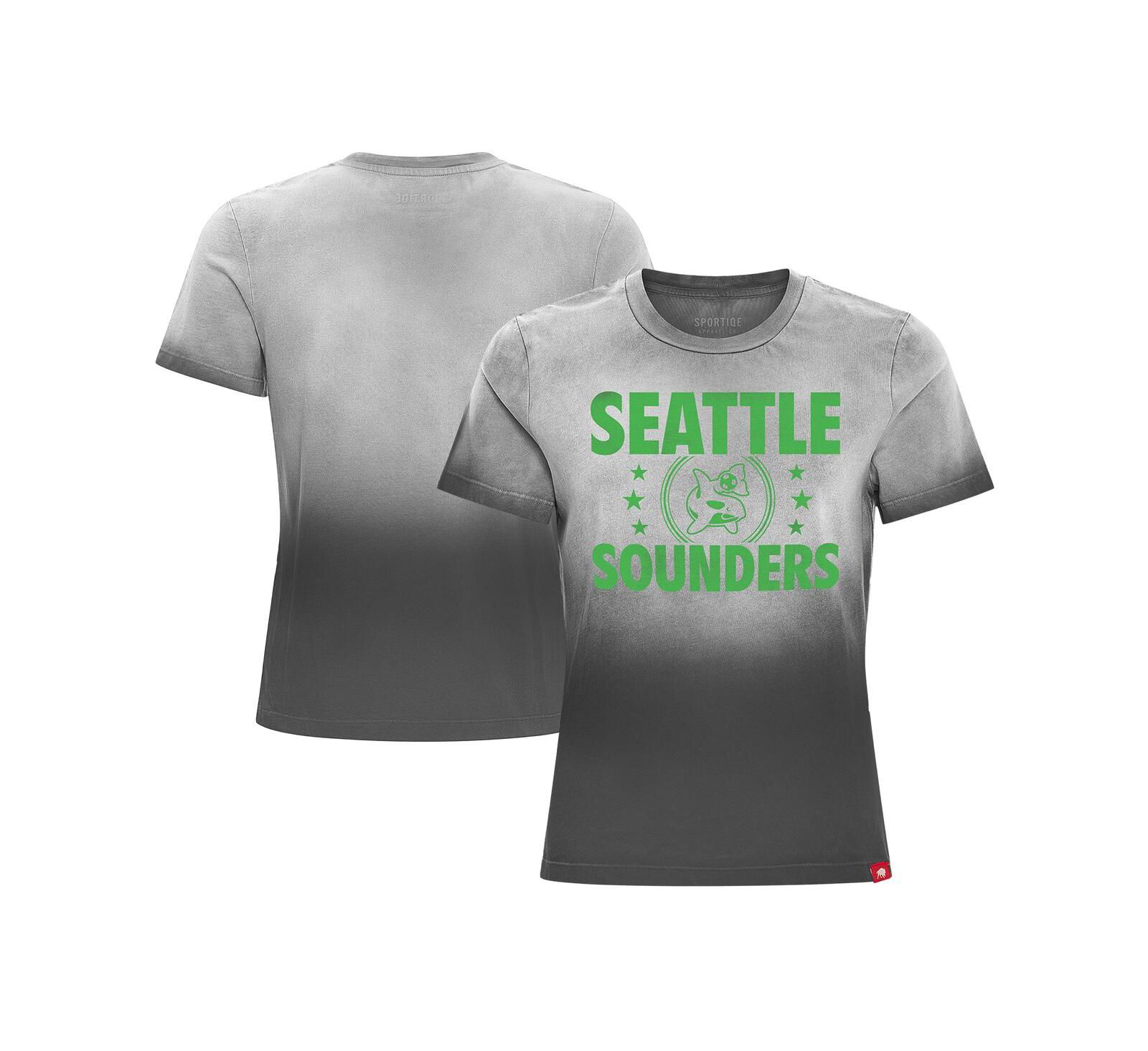 Женская футболка Sportiqe Charcoal Seattle Sounders FC Arcadia