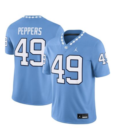 Jordan Men's Julius Peppers Carolina Blue North Carolina Tar Heels Alumni Football Game Jersey