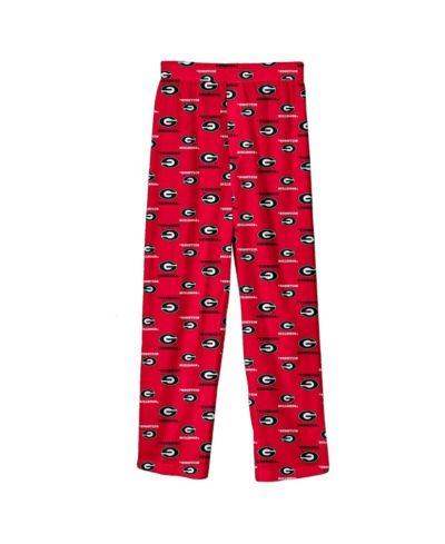 Брюки Outerstuff Red Georgia Bulldogs All-Over Team Logo для мальчиков и девочек