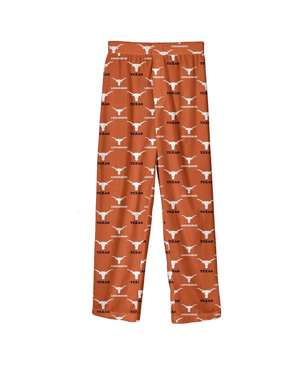 Брюки Outerstuff Big Boys and Girls Texas Orange Texas Longhorns All-Over Team Logo