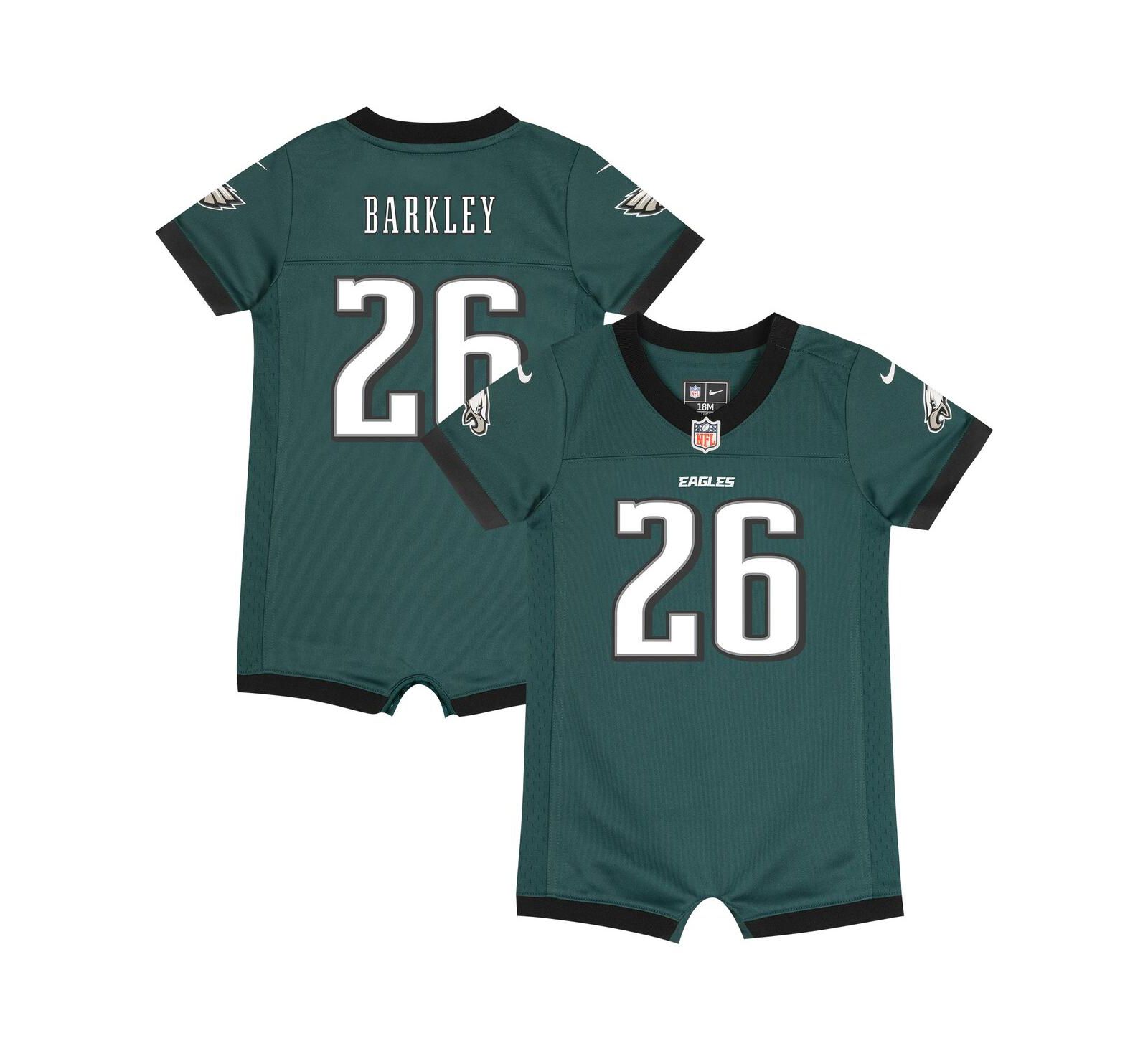 Детский комбинезон Nike Saquon Barkley Midnight Green Philadelphia Eagles