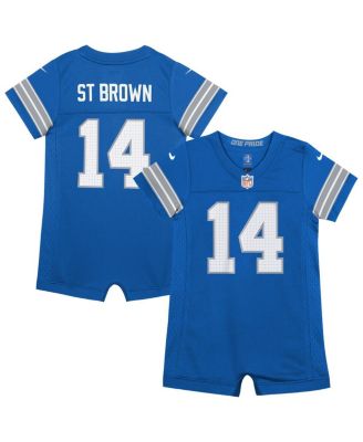 Nike комбинезон для новорожденных Amon-Ra St. Brown Blue Detroit Lions Game