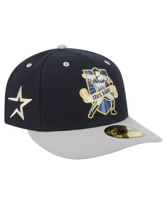 New Era Men's Craig Biggio Navy Houston Astros 59FIFTY Fitted Hat