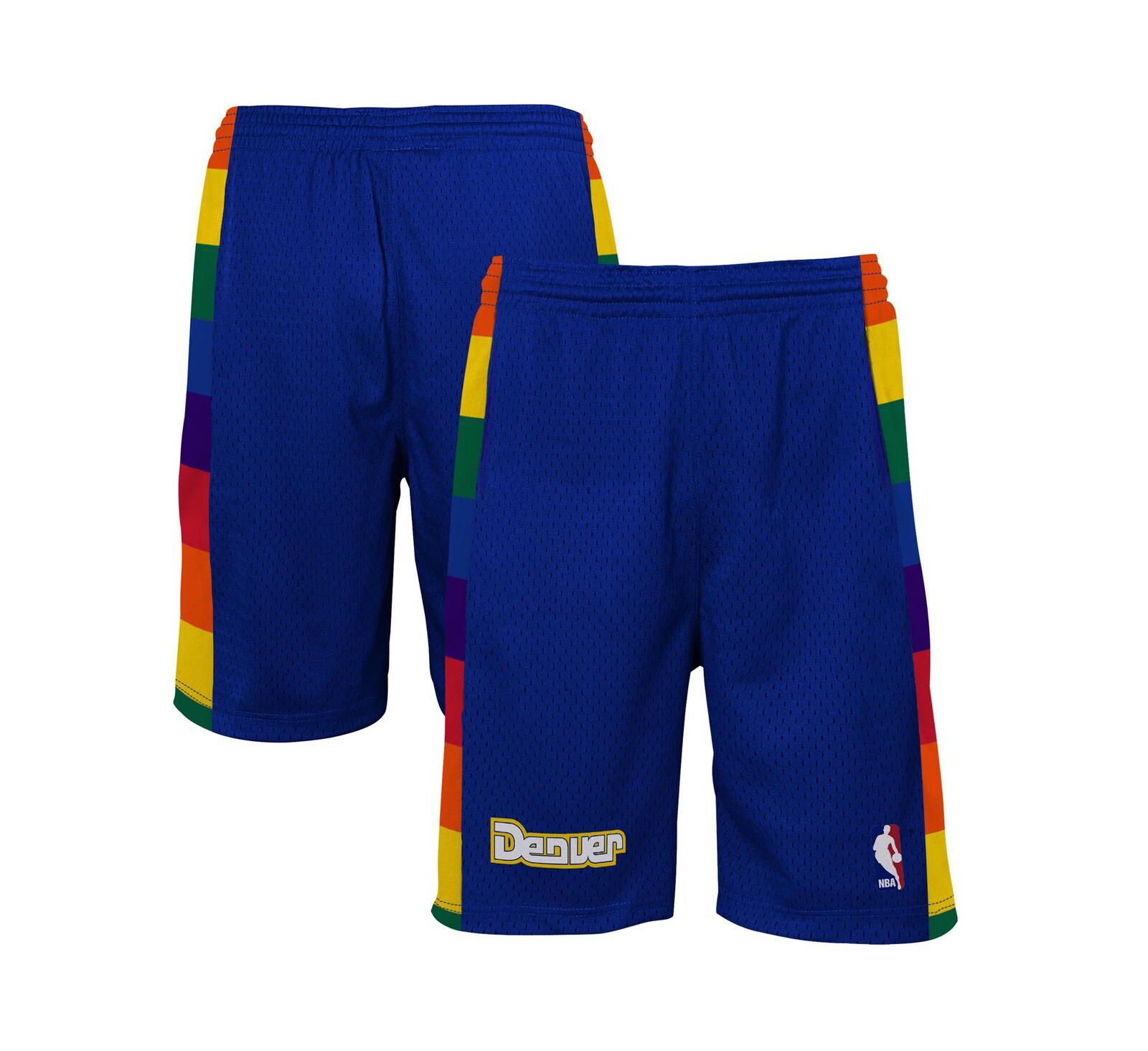 Шорты Mitchell & Ness Denver Nuggets Swingman для мальчиков и девочек синего цвета