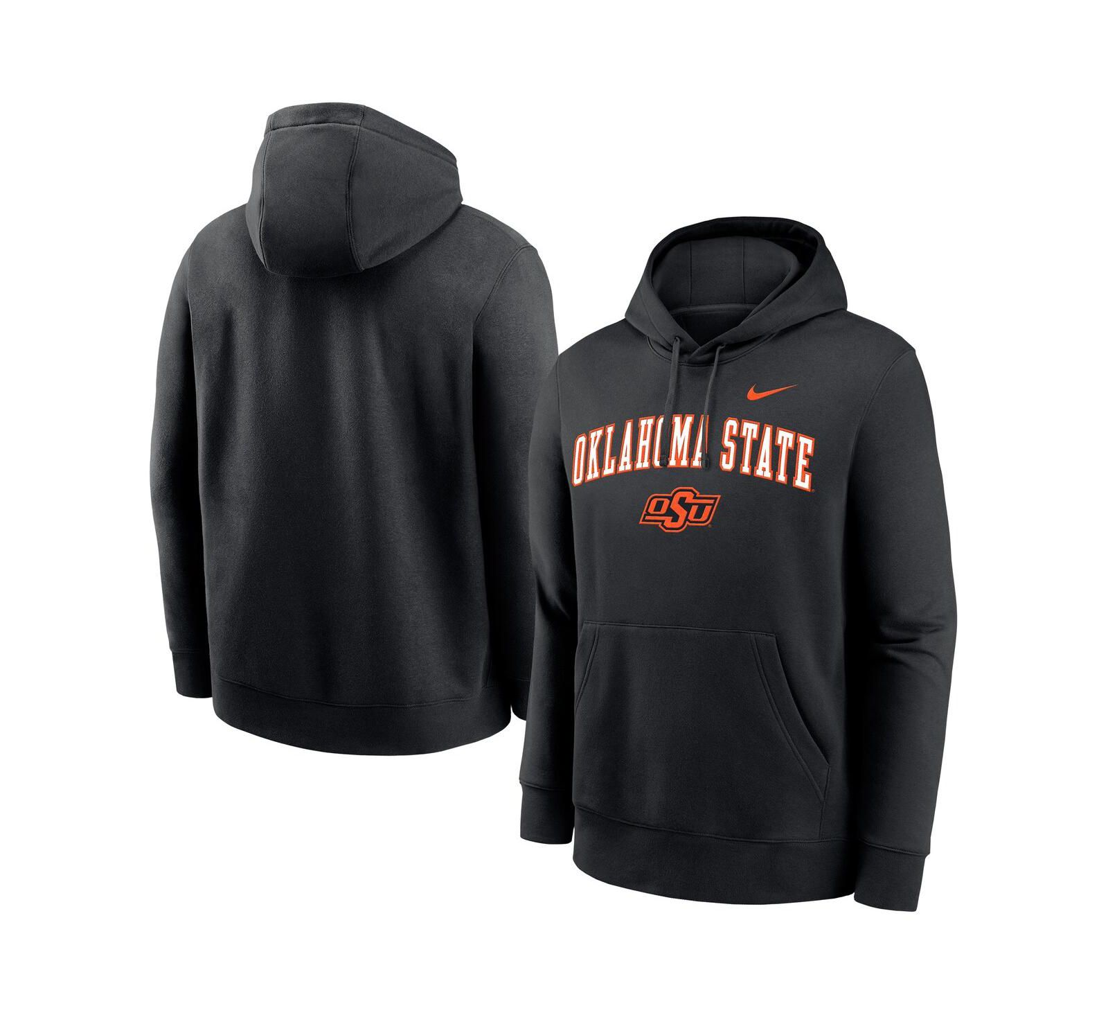 Мужское худи Nike с логотипом Oklahoma State Cowboys, черное
