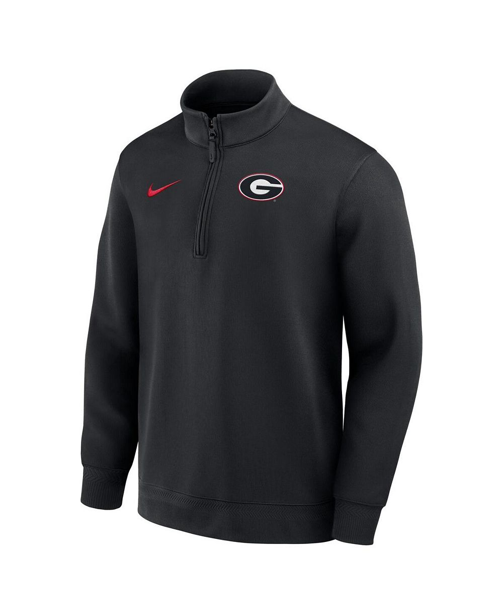 Nike Мужской свитшот Nike Georgia Bulldogs 2025 Coaches Premium Dri-FIT Half-Zip