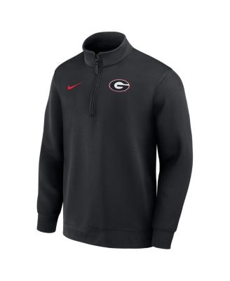Nike Мужской свитшот Nike Georgia Bulldogs 2025 Coaches Premium Dri-FIT Half-Zip