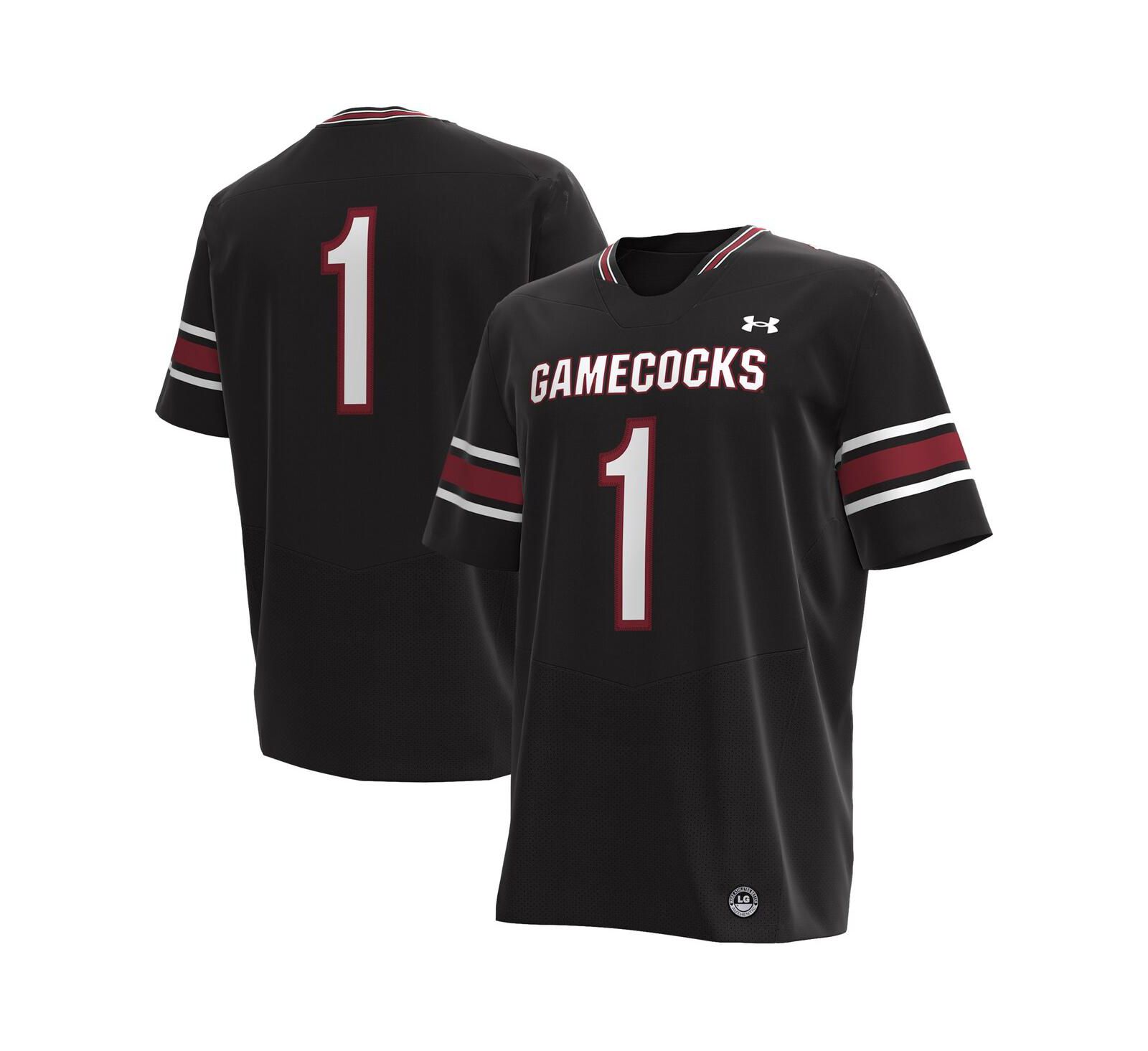 Мужская джерси Under Armour Black South Carolina Gamecocks Premier Football