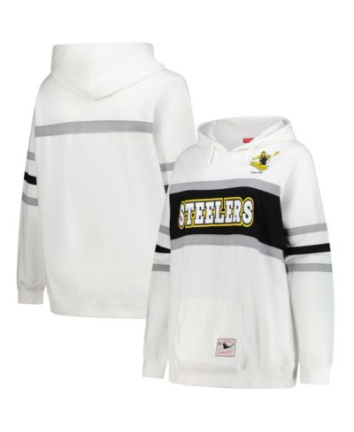 Женское худи Mitchell & Ness Pittsburgh Steelers Throwback Plus Size