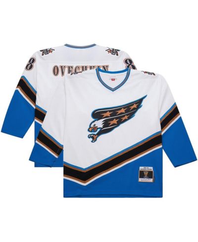 Mitchell & Ness Men's Alexander Ovechkin White Washington Capitals Big & Tall 2005/06 Power Play Jersey