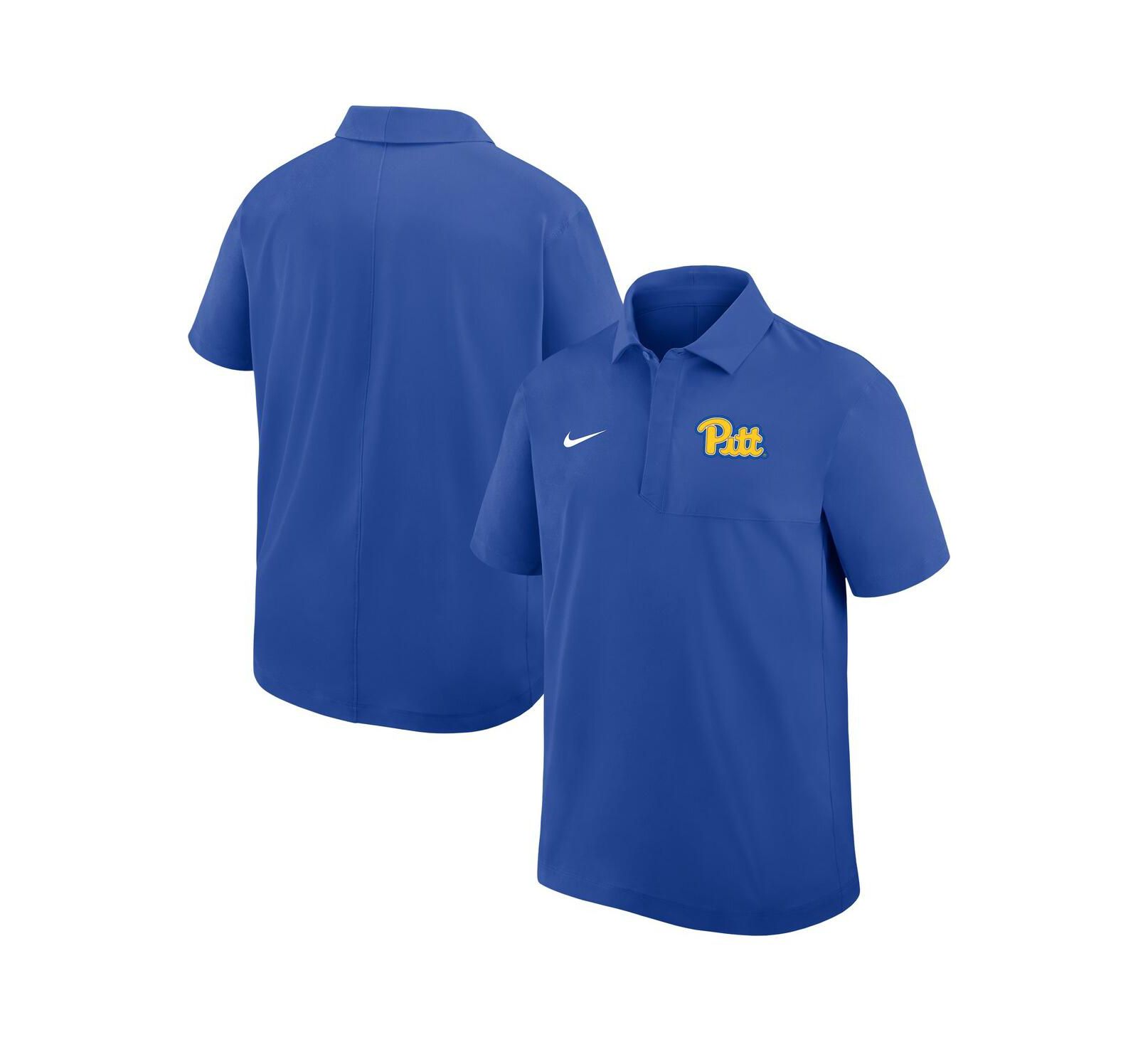 Nike Men's Royal Pitt Panthers Woven Polo Shirt