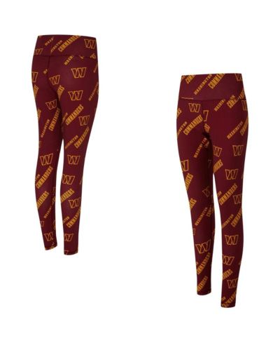 Concepts Sport Женские леггинсы Washington Commanders Mosaic Allover Print