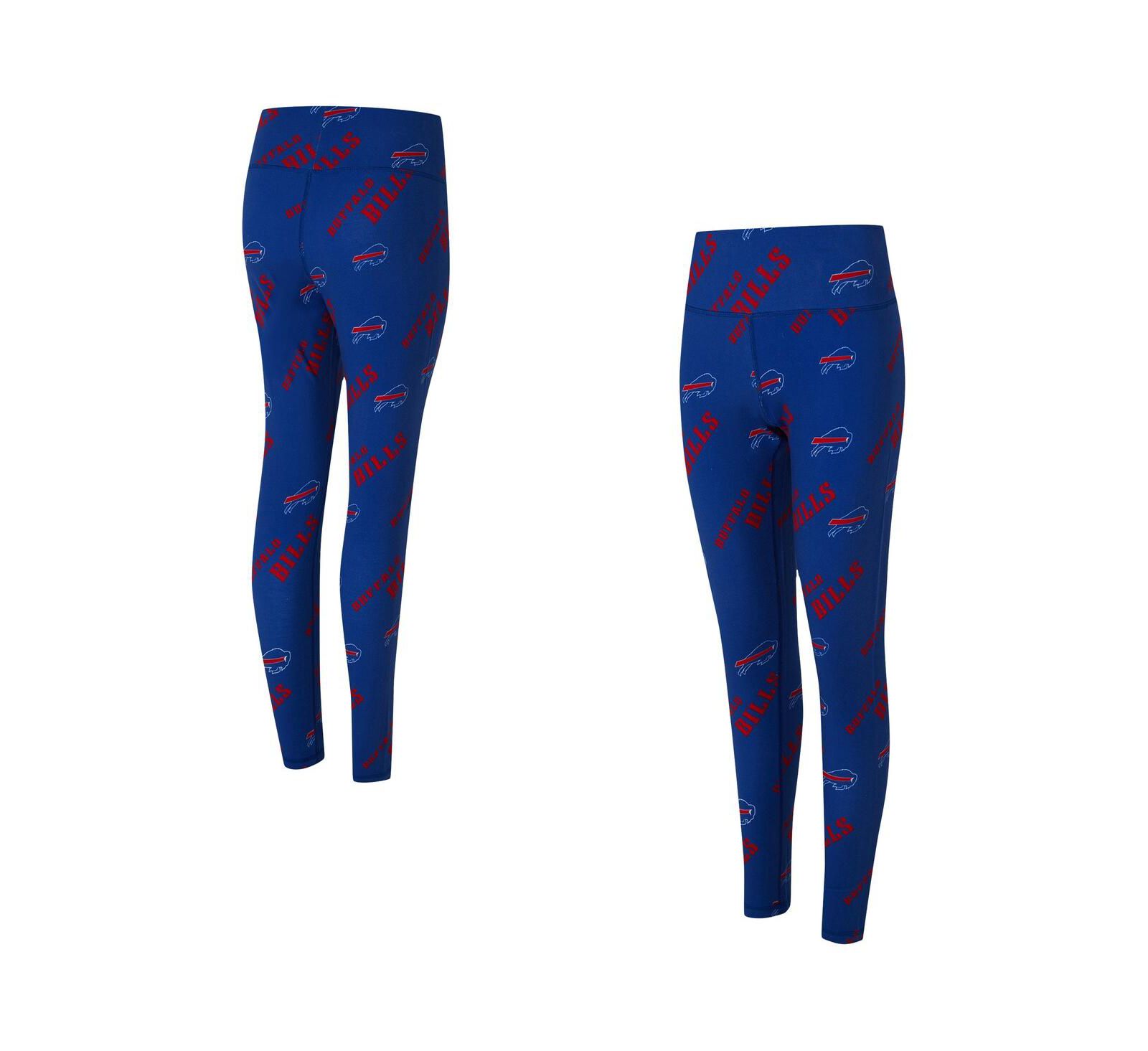 Легинсы Concepts Sport Women's Royal Buffalo Bills Mosaic Allover Print
