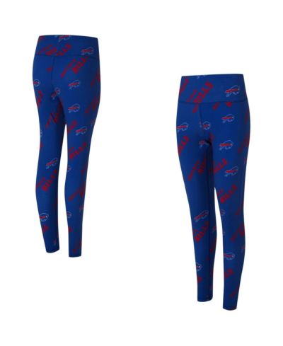 Легинсы Concepts Sport Women's Royal Buffalo Bills Mosaic Allover Print