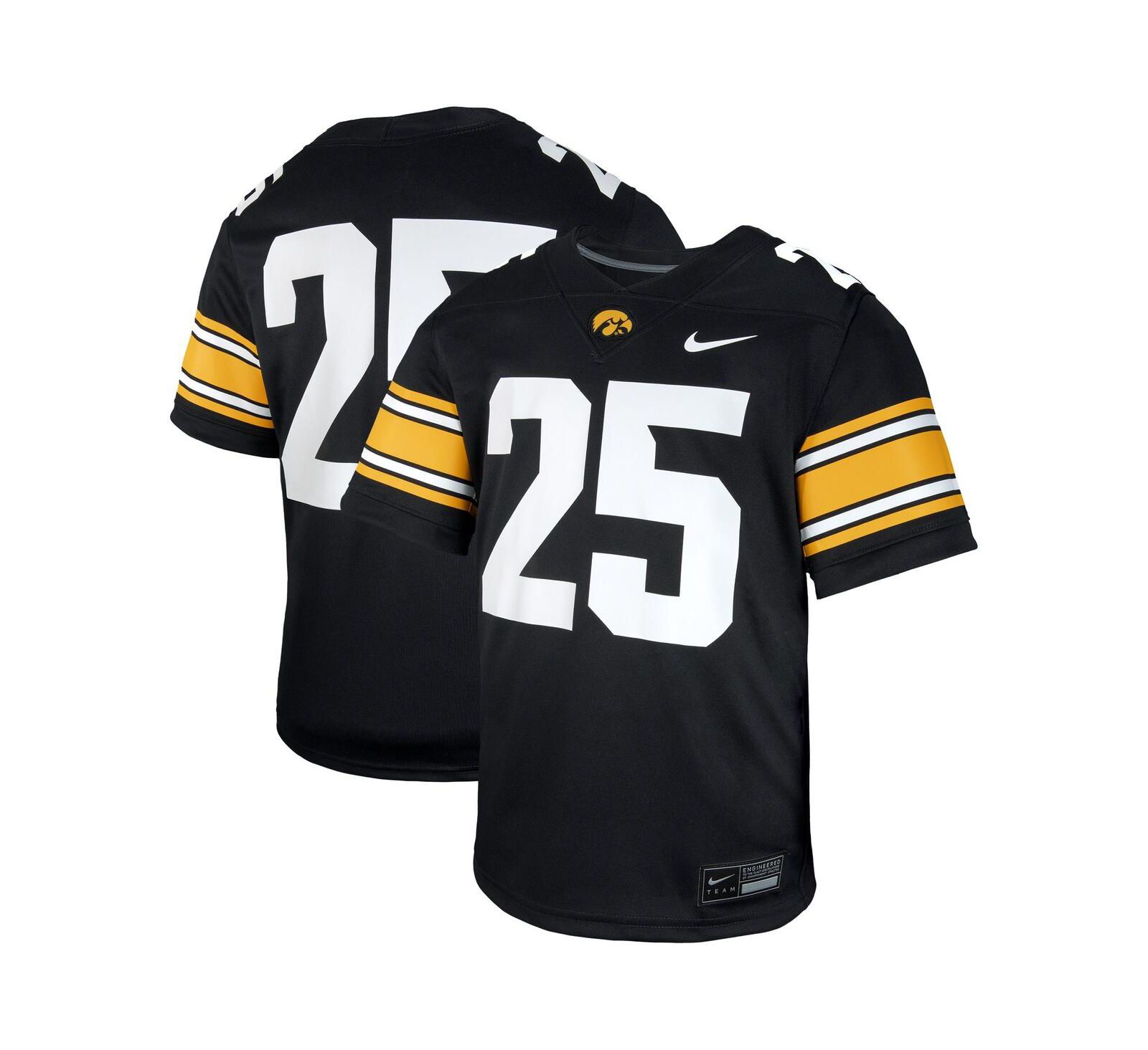 Детская джерси Nike Iowa Hawkeyes Untouchable Replica Game 25 Black