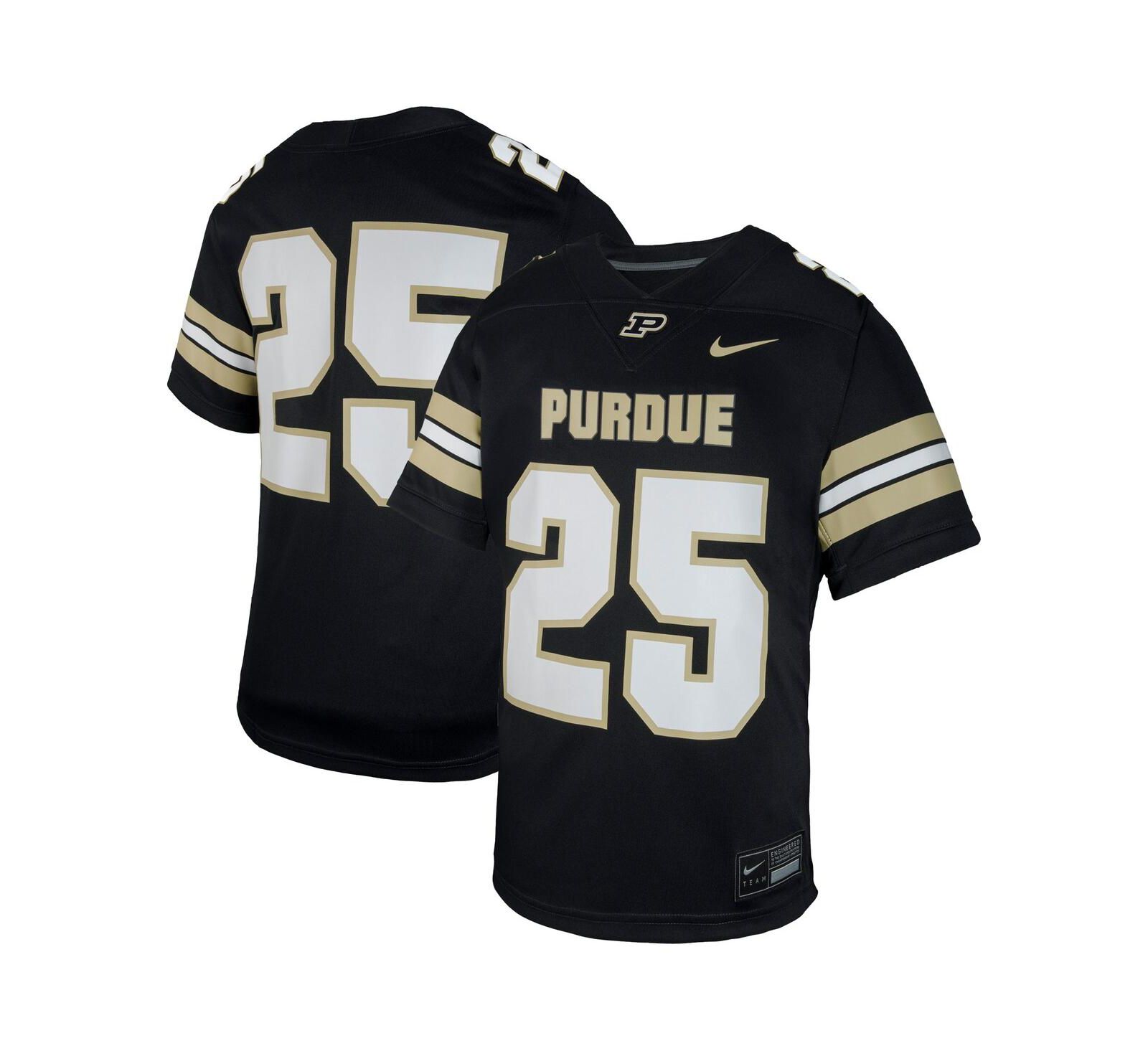 Nike Реплика джерси Purdue Boilermakers Untouchable для мальчиков и девочек черная