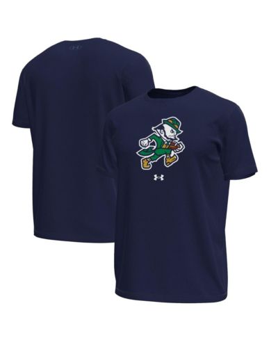 Under Armour Мужская футболка Tech Stretch Notre Dame Fighting Irish, темно-синяя