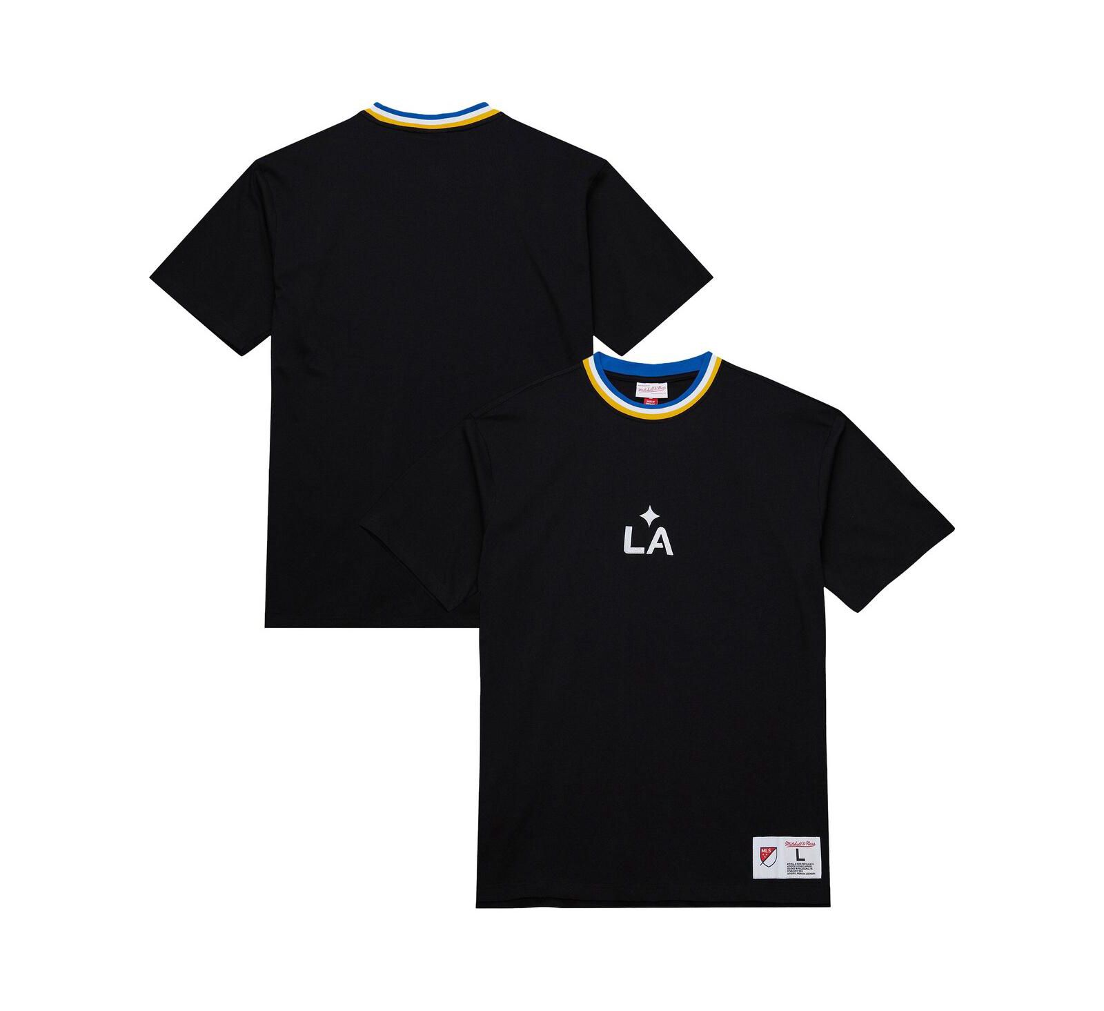 Mitchell & Ness черная футболка LA Galaxy Playmaker