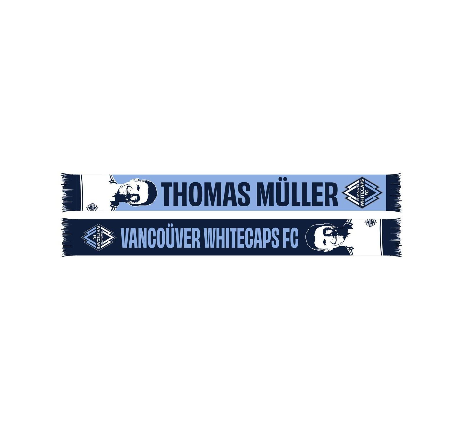 Ruffneck Scarves шарф Ruffneck Scarves Thomas Müller Light Blue Vancouver Whitecaps FC