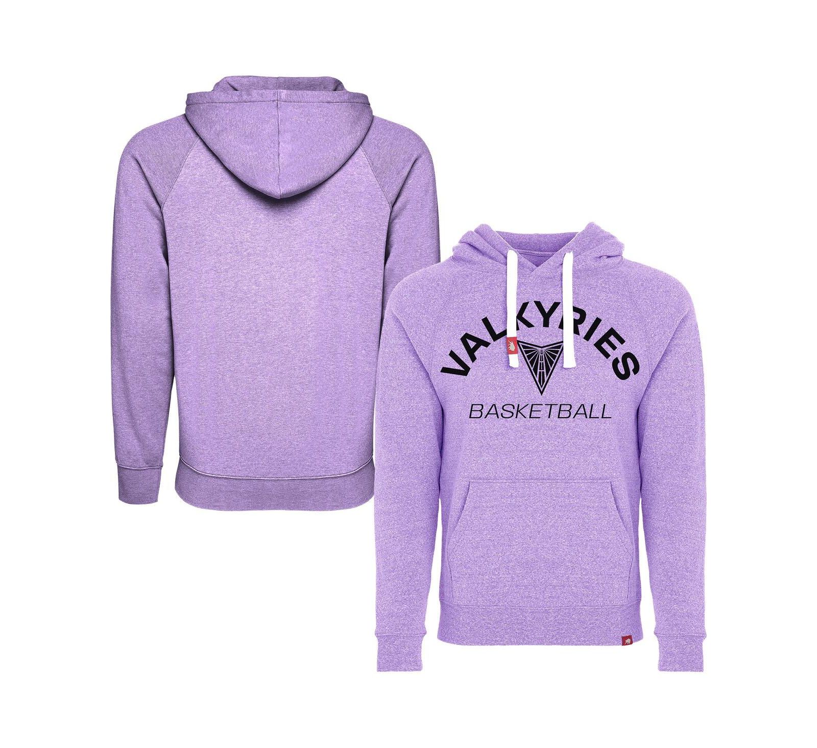 Sportiqe Мужская и Женская толстовка Olsen Tri-Blend Violet Golden State Valkyries