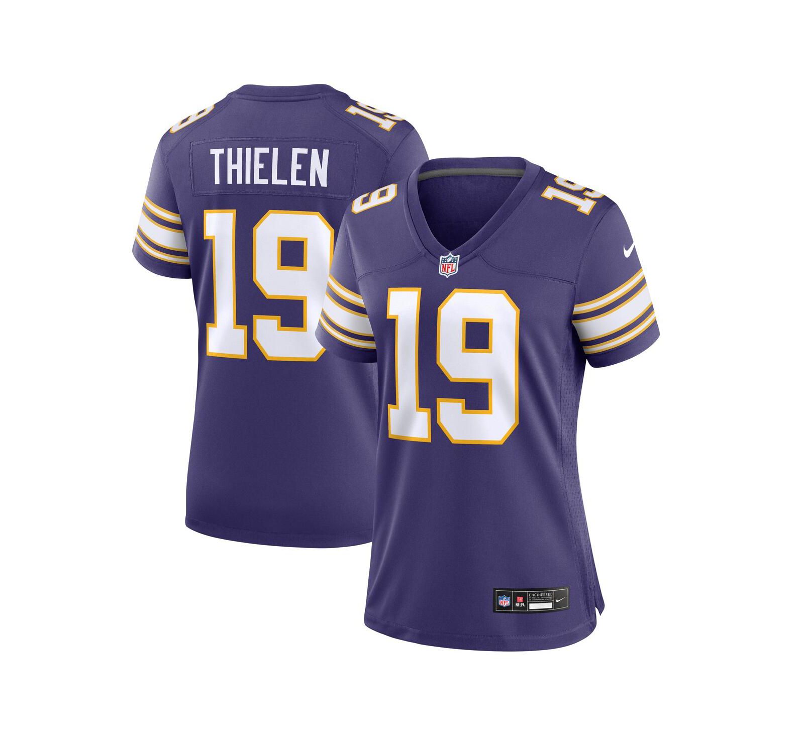 Nike Женский игровой джерси Nike Adam Thielen Purple Minnesota Vikings Alternate