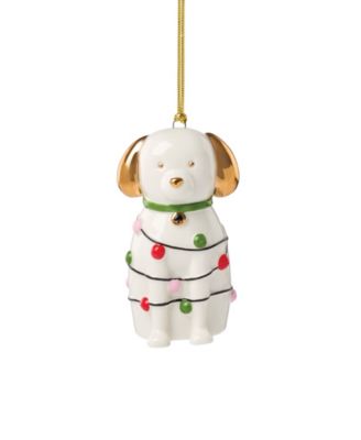 Украшение на елку в виде собаки Kate Spade Be Jolly