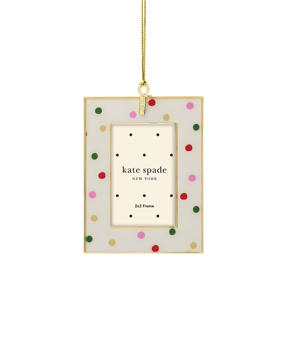Мини-украшение Kate Spade Be Jolly Frame, Dot