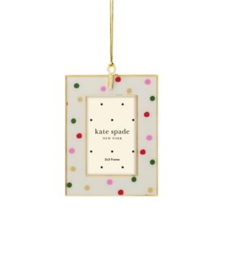 Kate Spade Be Jolly Mini Frame Ornament, Dot