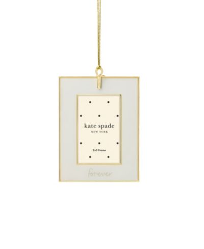 Kate Spade Be Jolly "Forever" Mini Frame Ornament