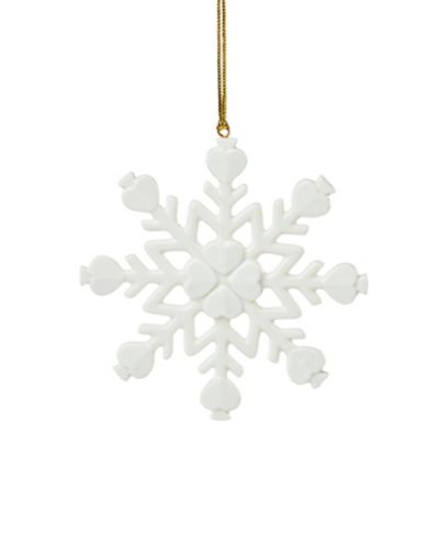 Kate Spade Be Jolly Snowflake Ornament