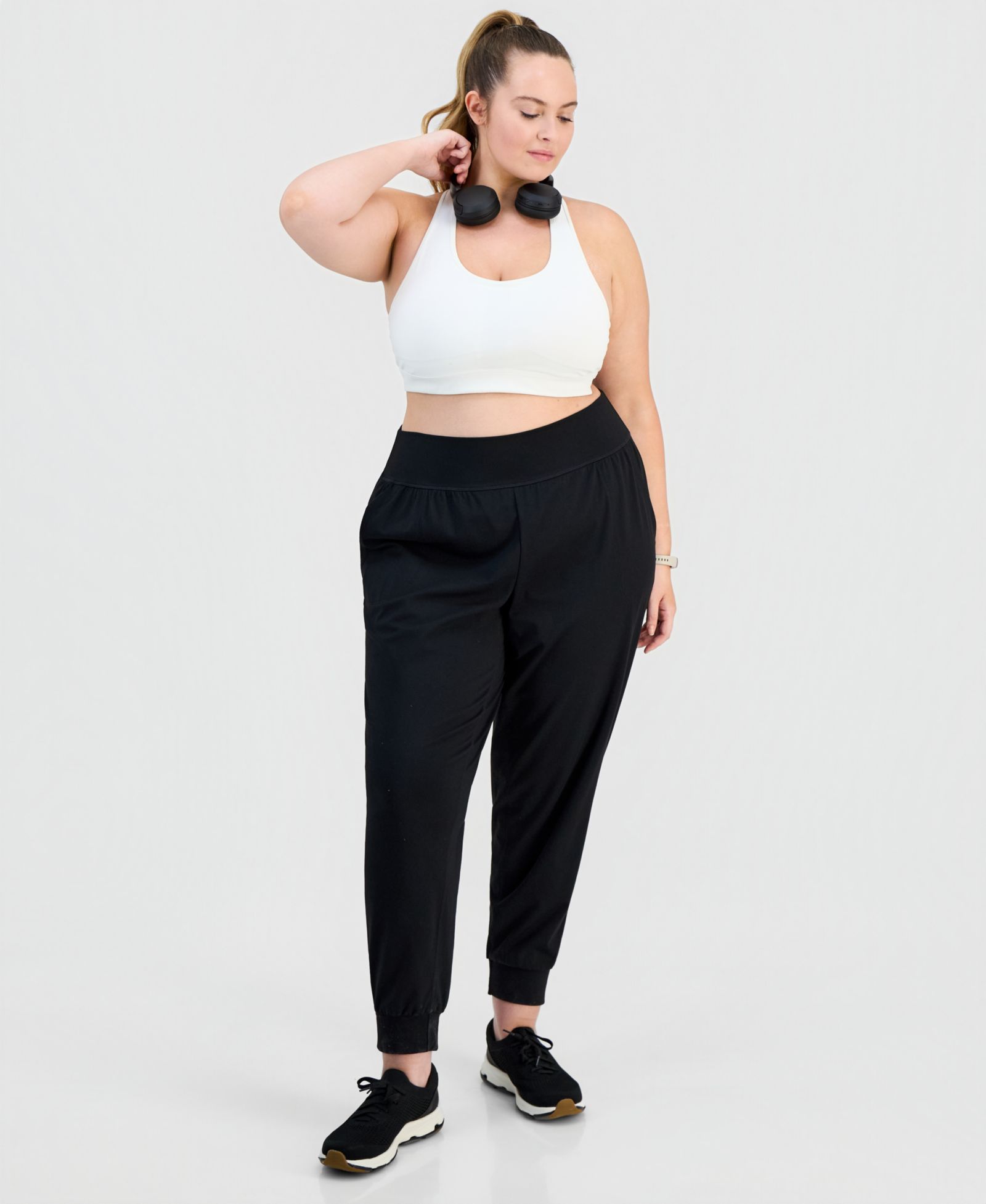 Брюки-джоггеры ID Ideology Plus Size Studio Ankle