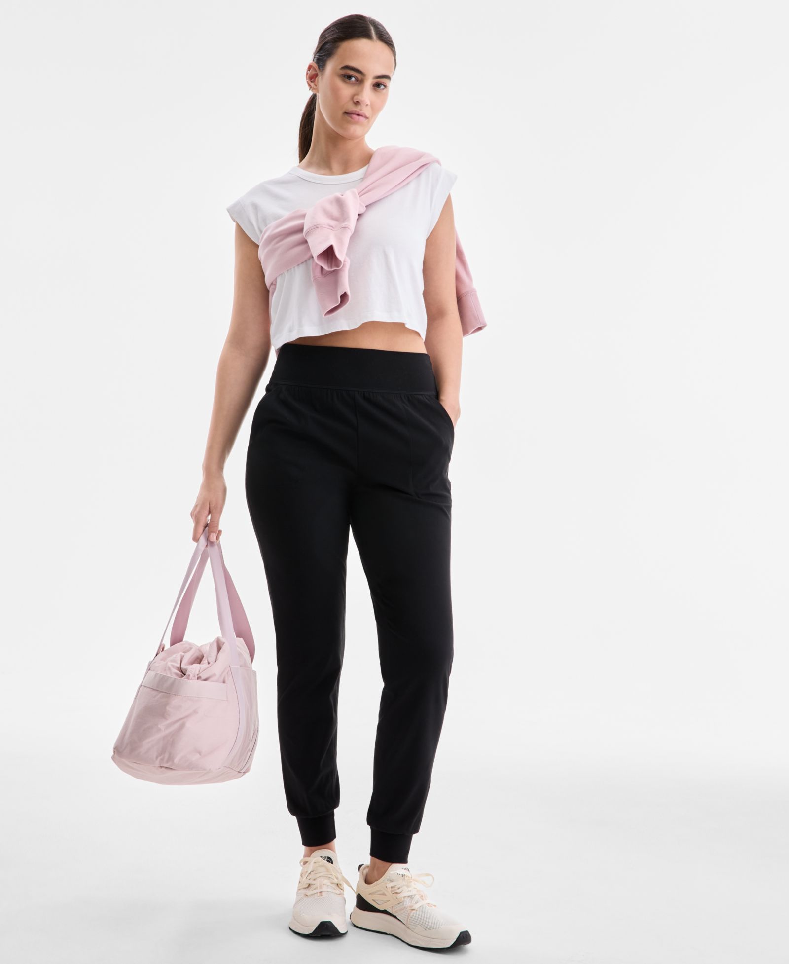 ID Ideology Women's Studio Ankle Jogger Pants, Macy's Exclusive
